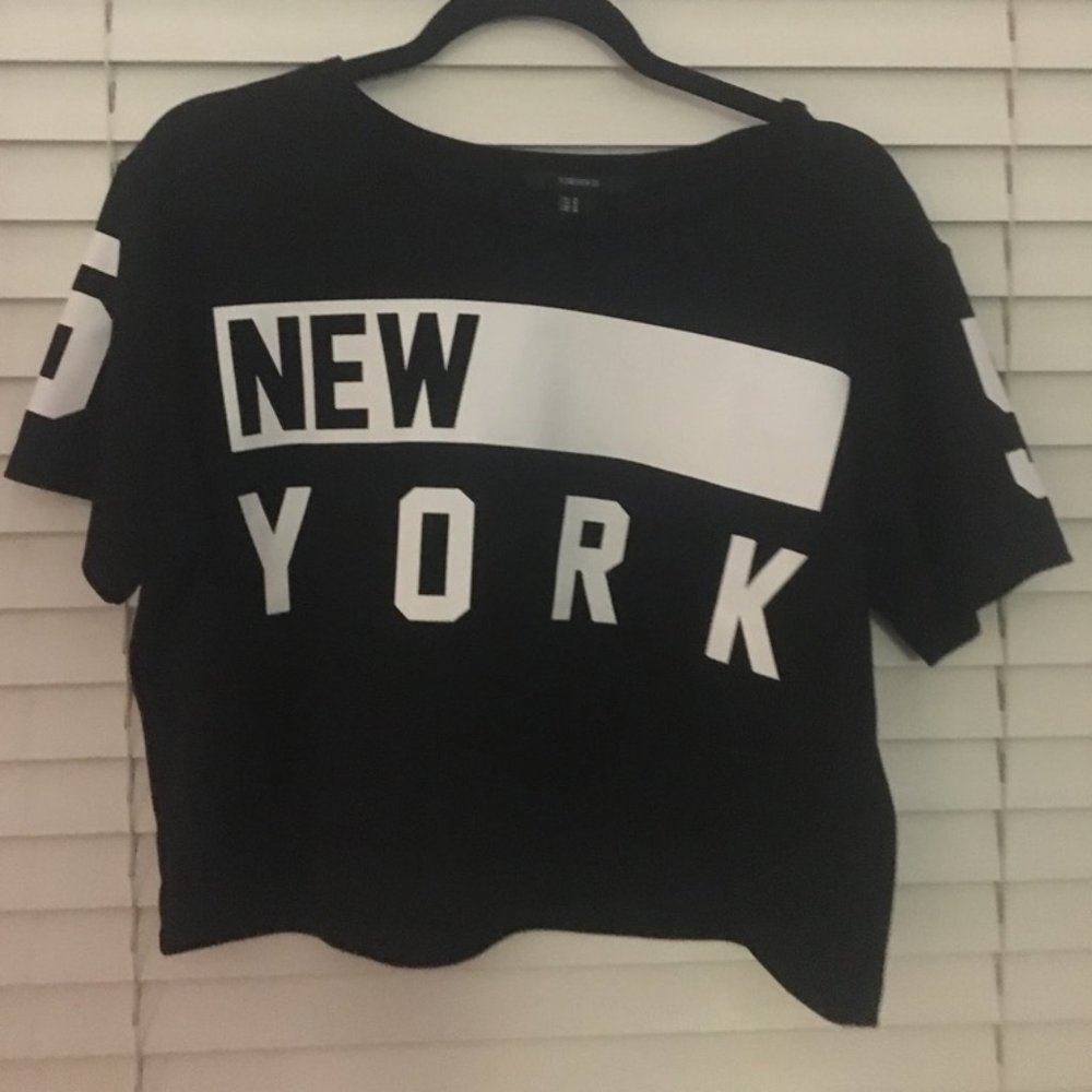 F21 Cropped Tee